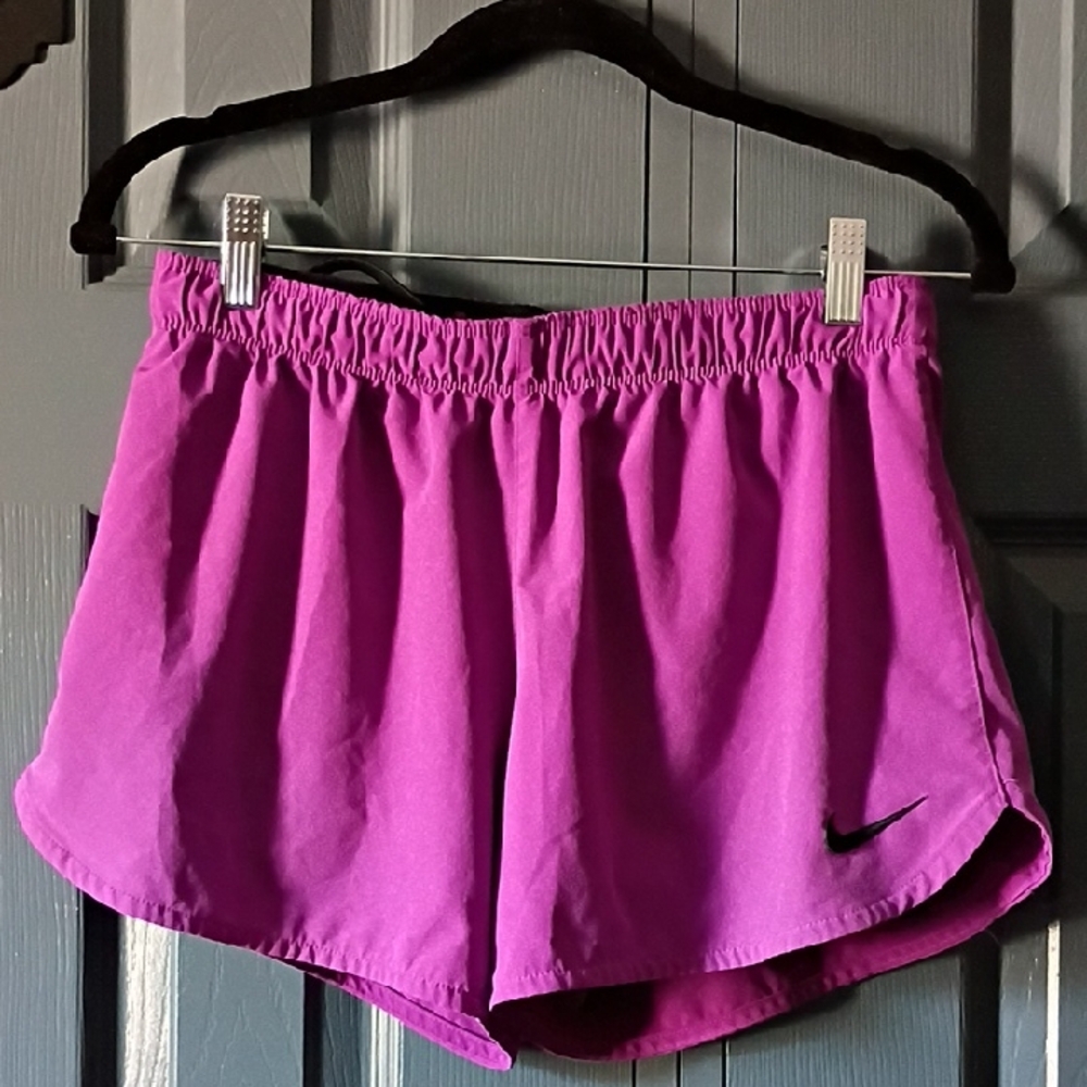 Nike Women's Vibrant Purple Athletic Shorts